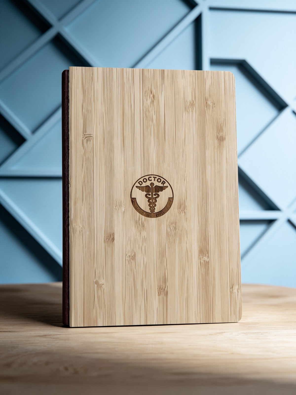 Premium  Doctor Engraved Bamboo Diary