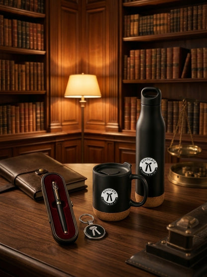 Premium  Advocate Gift Set with Silver Keychain (Set of 4)