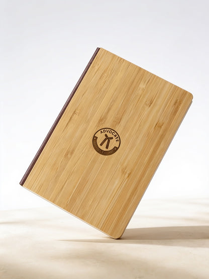 Premium  Advocate Engraved Bamboo Notebook