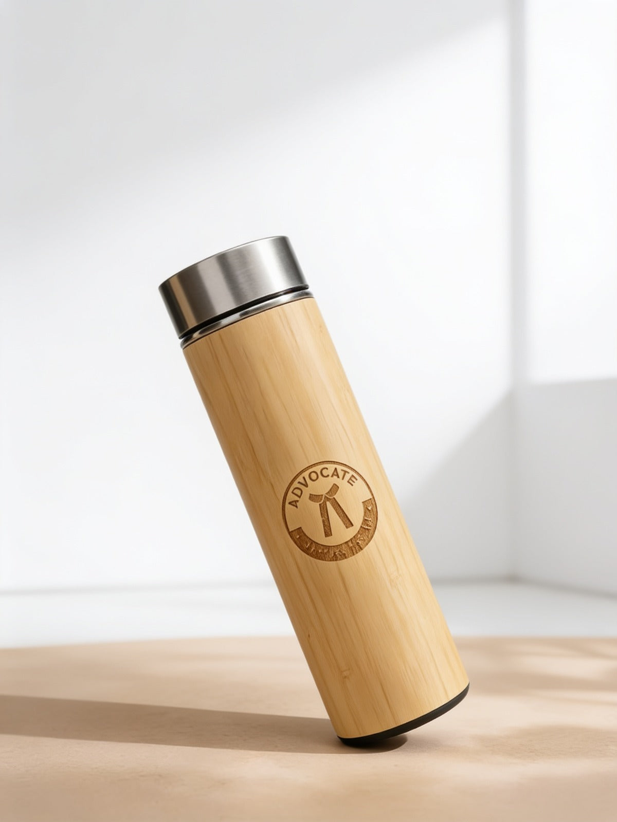 Premium  Advocate Engraved Bamboo Bottle