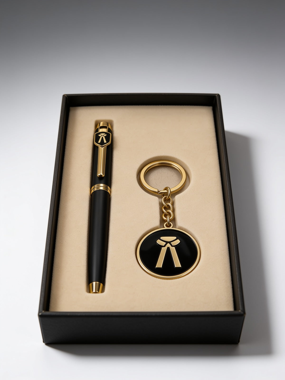 Premium Advocate Signature Pen Golden & Keychain