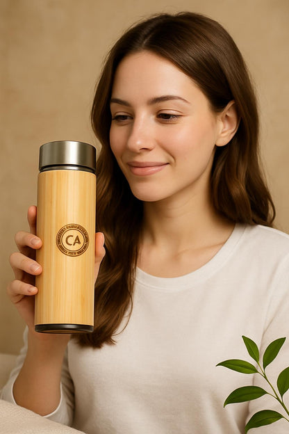 Premium  Chartered Accountant Engraved Bamboo Bottle