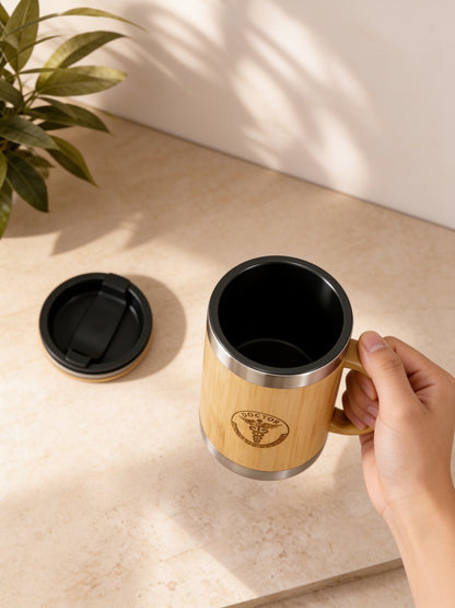 Premium Doctor Engraved Bamboo Mug