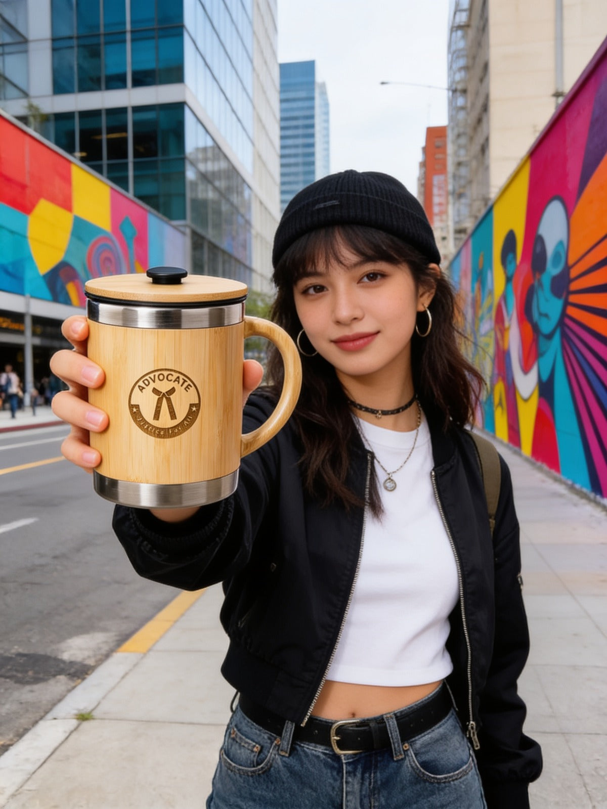 Premium Advocate Engraved Bamboo Mug