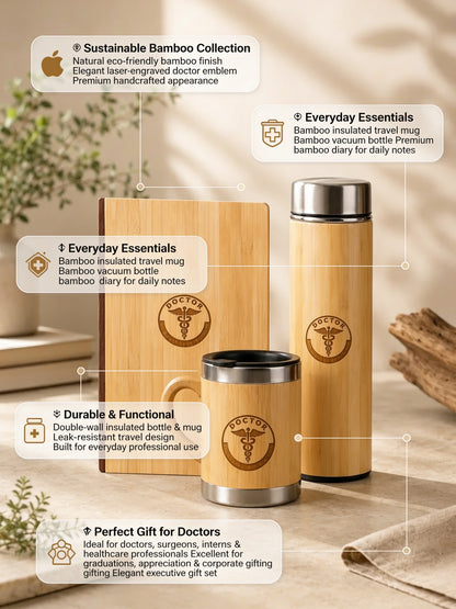 Premium Doctor Eco - Friendly Bamboo Gift Set (Set 3)