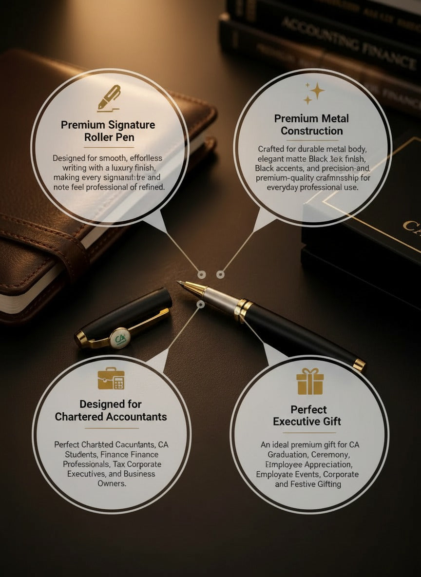 Premium  Chartered Accountant Signature Roller Pen