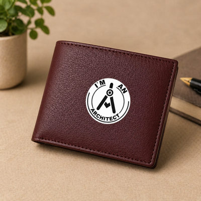 Architect Premium Brown Leather Wallet
