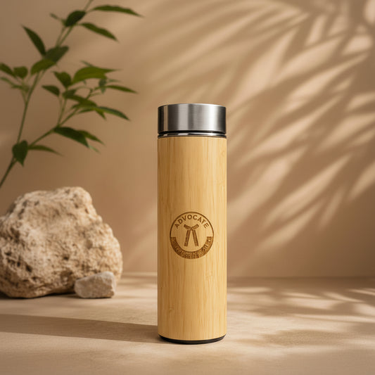 Premium  Advocate Engraved Bamboo Bottle