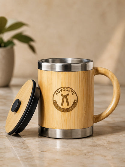 Premium Advocate Engraved Bamboo Mug