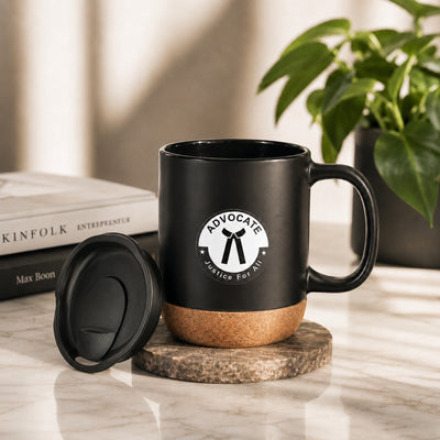 Premium  Advocate Matt Black Ceramic Mug