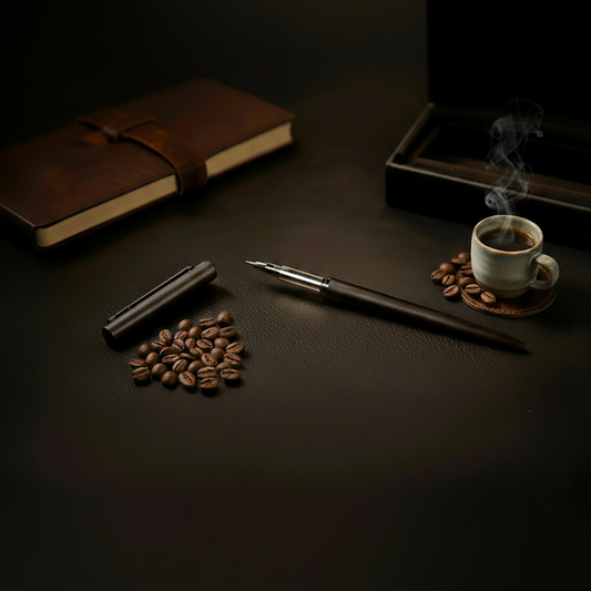 Luxury Coffee Flavoured Ultra Slim Metal Roller Pen