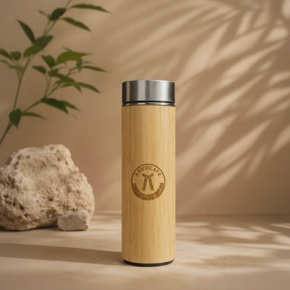 Premium  Advocate Engraved Bamboo Bottle