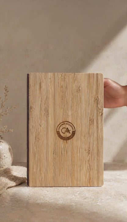 Premium  Chartered Accountant Engraved Bamboo Diary